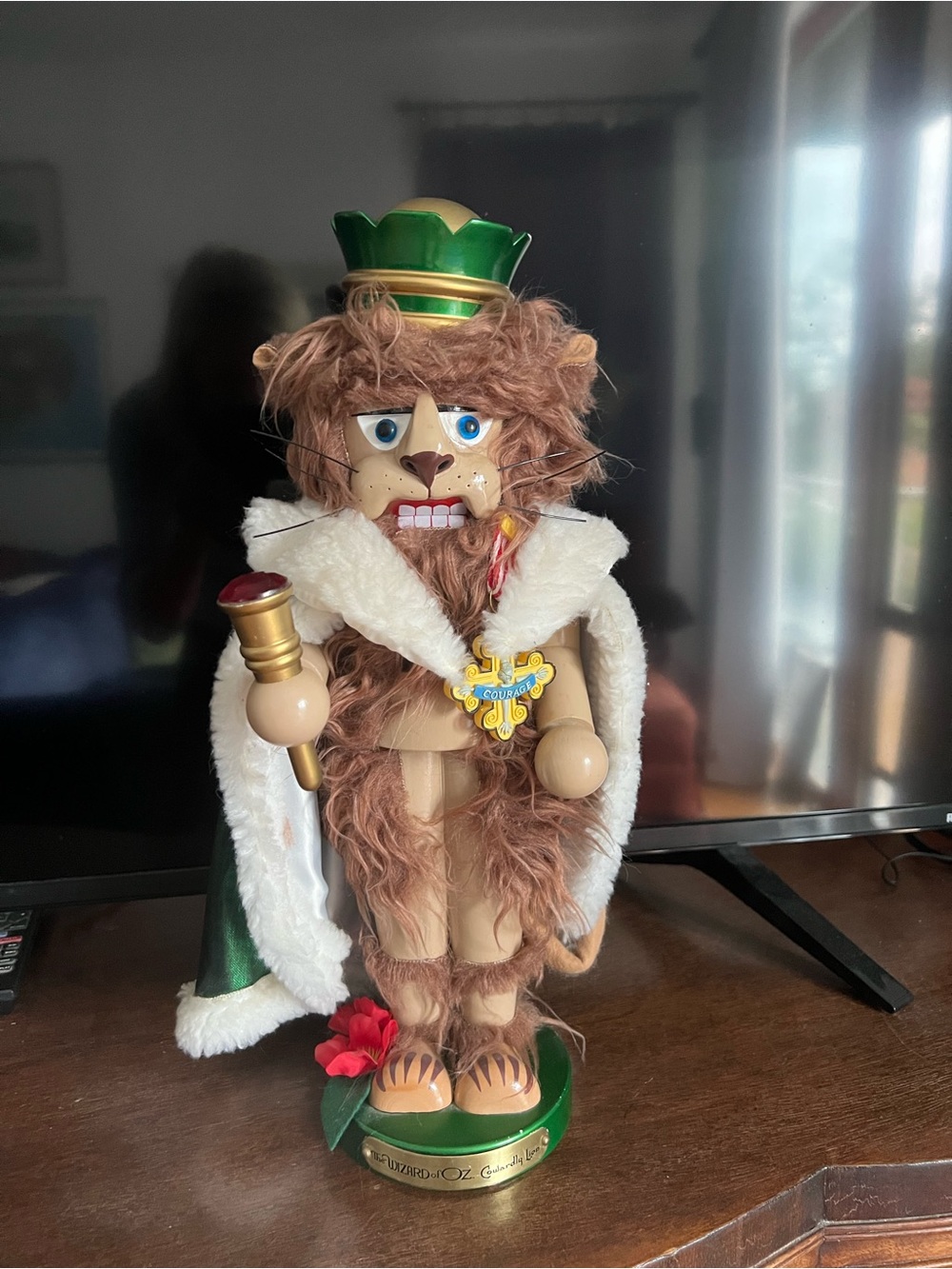 Steinbach Wizard of Oz Lion King Nutcracker Figurine